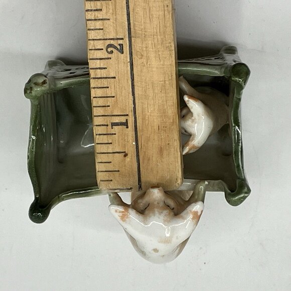Antique Vintage German Pig Cradle Fairing Sausage Funny Novelty Figurine - Picture 9 of 10